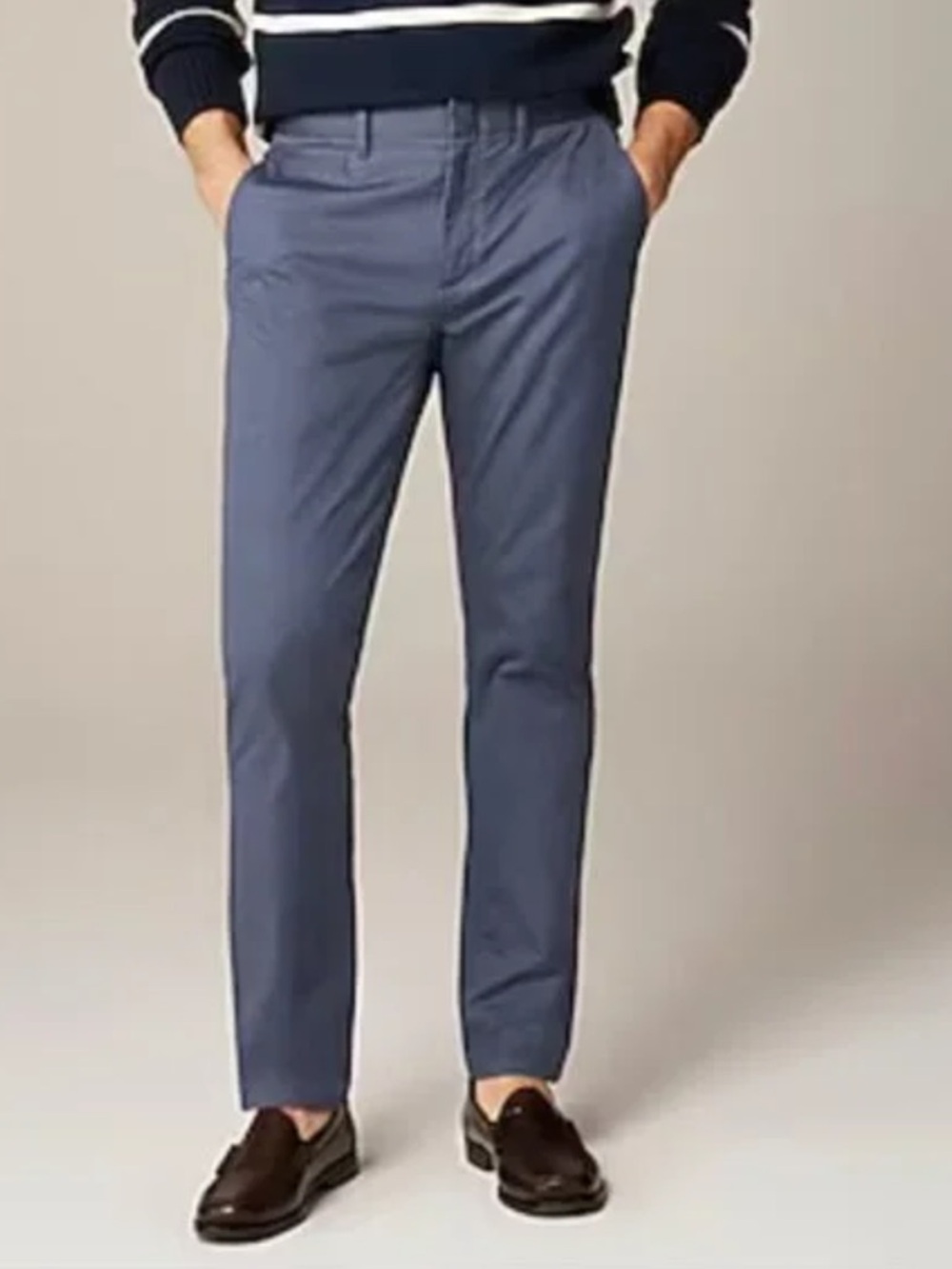 J. Crew Blue 770 Straight-fit tech oxford pant size 38 x 32  BX186 NEW Casual